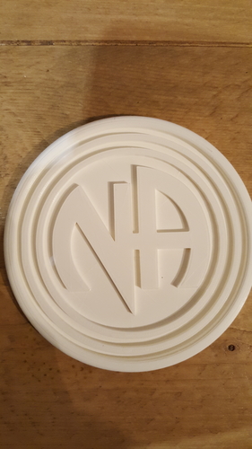 Narcotics Anonymous coaster 3D Print 219286 Narcotics Anonymous coaster 3D Print 219286