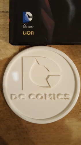DC comics coaster 3D Print 219576 DC comics coaster 3D Print 219576