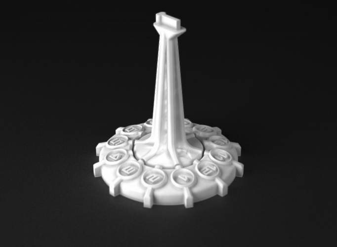 Full Thrust - Course Heading Base Stands 3D Print 219588