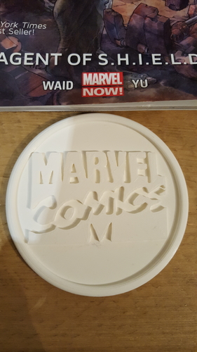 Marvel comics coaster 3D Print 219598 Marvel comics coaster 3D Print 219598