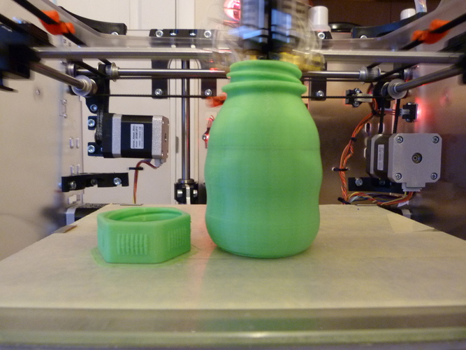 Small Bottle with safety cap ( left hand thread ) 3D Print 21998