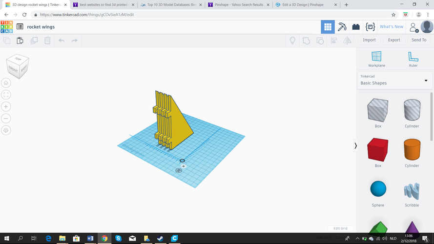 rocket 3D Print 220007 rocket 3D Print 220007