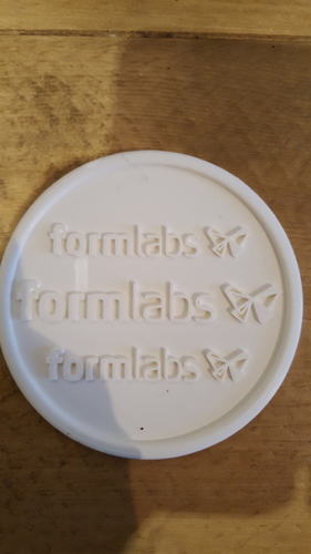 Formlabs Coaster 3D Print 220012 Formlabs Coaster 3D Print 220012