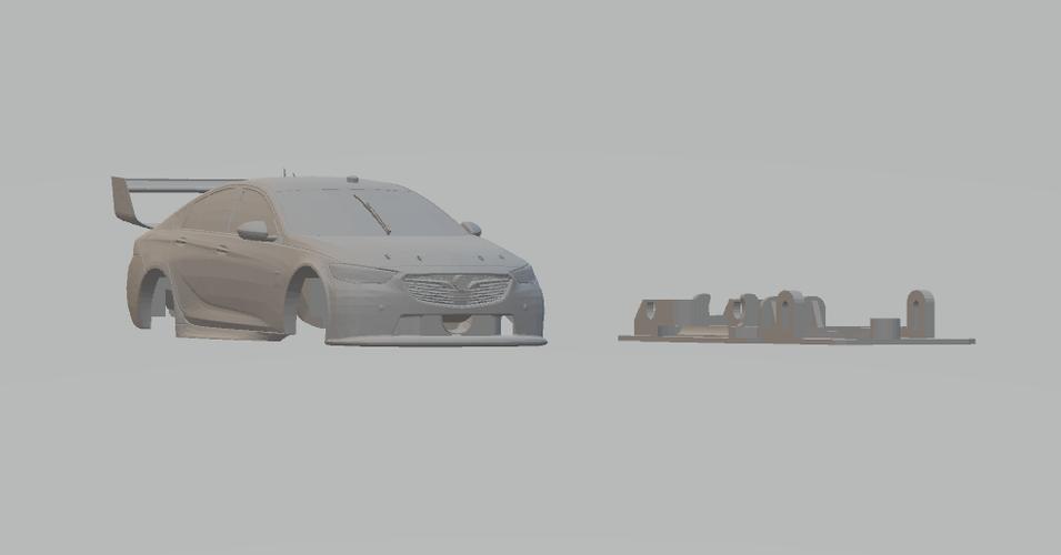 2018 Holden Commodore Supercars 3D Print 220113 2018 Holden Commodore Supercars 3D Print 220113
