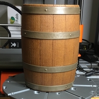 Small Wooden Barrel Model Kit 3D Printing 220162