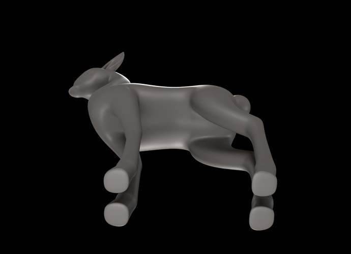 deer 3D Print 220593 deer 3D Print 220593
