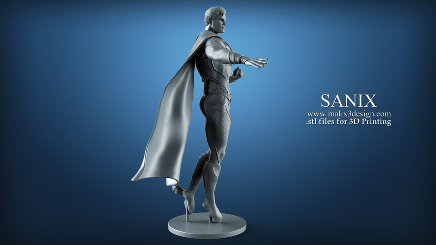 Superman -3d print ready 3D Print 220649 Superman -3d print ready 3D Print 220649