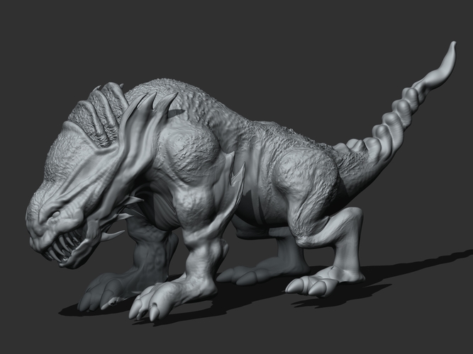 Creature 3D Print 220670 Creature 3D Print 220670