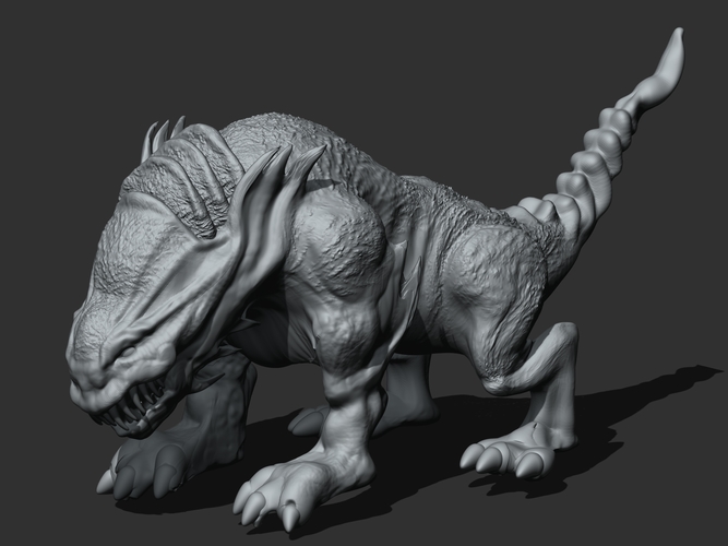 Creature 3D Print 220671 Creature 3D Print 220671
