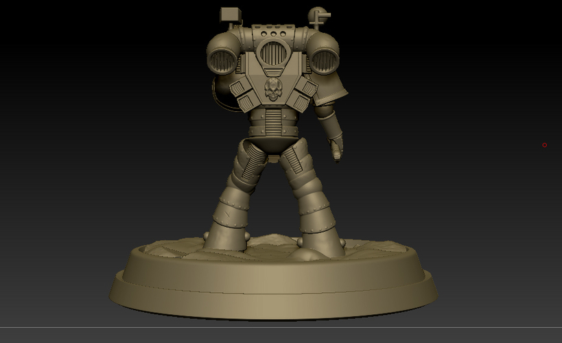 Space Marine Armor 40K Figurine 3D Print 221037 Space Marine Armor 40K Figurine 3D Print 221037