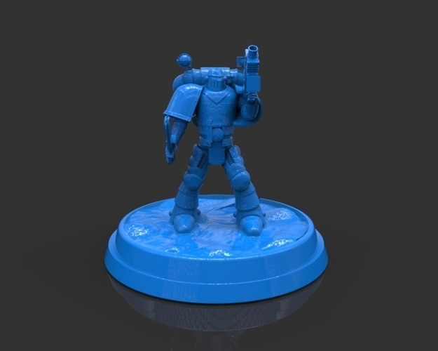 Space Marine Armor 40K Figurine 3D Print 221044 Space Marine Armor 40K Figurine 3D Print 221044