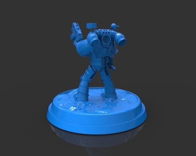 Space Marine Armor 40K Figurine 3D Print 221047 Space Marine Armor 40K Figurine 3D Print 221047