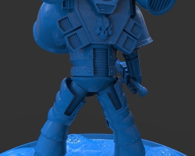 Space Marine Armor 40K Figurine 3D Print 221056 Space Marine Armor 40K Figurine 3D Print 221056