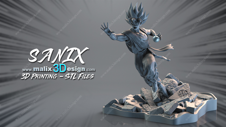 Goku 3D Print 221133 Goku 3D Print 221133