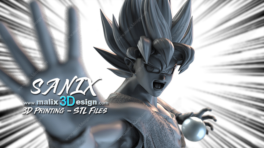 Goku 3D Print 221136 Goku 3D Print 221136