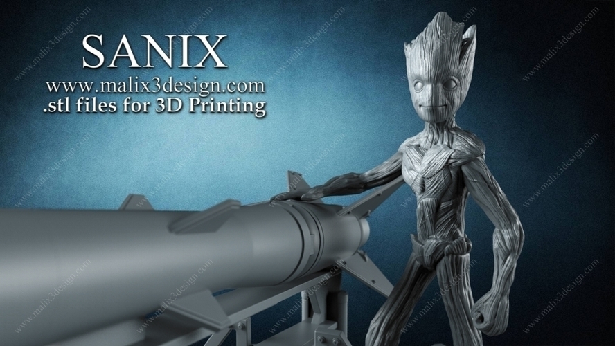 Rocket and Teen Groot - Guardians of the Galaxy 3D Print 221183 Rocket and Teen Groot - Guardians of the Galaxy 3D Print 221183