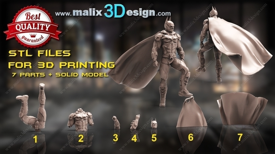 Batman Diorama Scene 3D Print 221203 Batman Diorama Scene 3D Print 221203