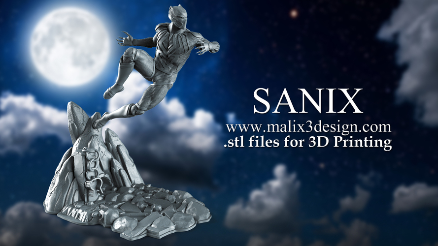 Black Panther 3D Print 221209 Black Panther 3D Print 221209
