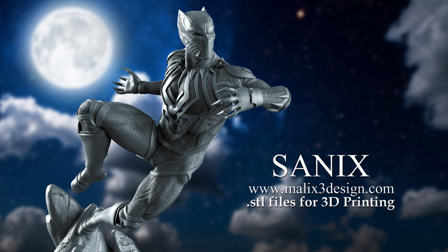 Black Panther 3D Print 221212 Black Panther 3D Print 221212
