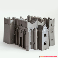 Small Medieval-renaissance castle - no supports needed 3D Printing 221317