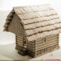Small 3D printed house - log cabin - cottage 3D Printing 221350
