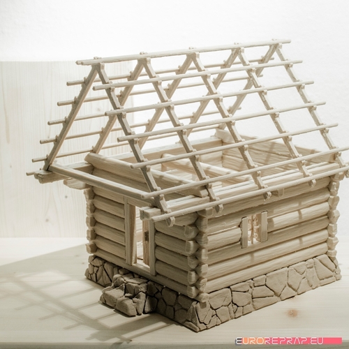 3D printed house - log cabin - cottage 3D Print 221352