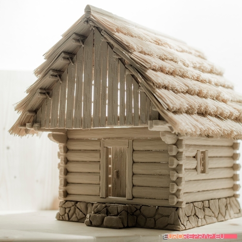 3D printed house - log cabin - cottage 3D Print 221355