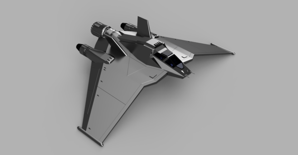 Stargate F-302 3D Print 221437 Stargate F-302 3D Print 221437