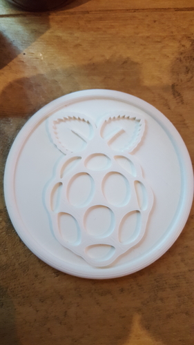 Raspberry Pi coaster 3D Print 221472 Raspberry Pi coaster 3D Print 221472