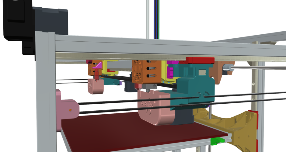 CUBETRIX IDEX ( DIY Sigma BCN3D Style 3D printer ) 3D Print 222107