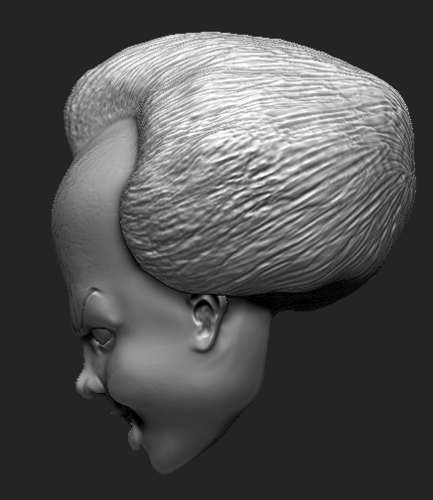Pennywise Bust 3D Print 222237 Pennywise Bust 3D Print 222237