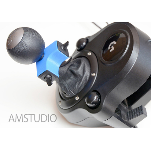 LEFT Logitech Truck Sim Shifter DIY 3D Print 222524 LEFT Logitech Truck Sim Shifter DIY 3D Print 222524