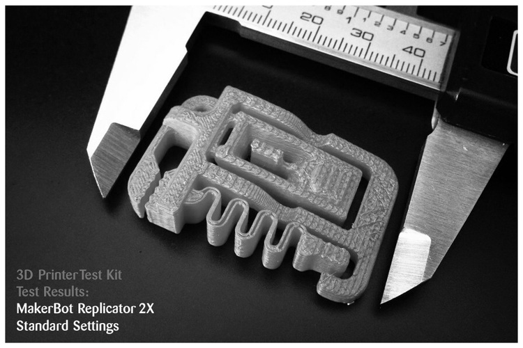 3D Printer Test Kit - by 3DKitbash.com 3D Print 22254