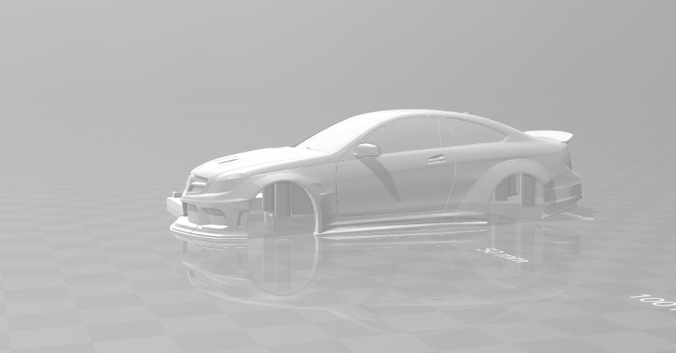 mercedes black series amg slot car 1/32 carrera go 1/43 3D Print 222596 mercedes black series amg slot car 1/32 carrera go 1/43 3D Print 222596