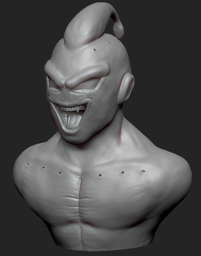 Dragonball Majin Boo Bust 3D Print 222703 Dragonball Majin Boo Bust 3D Print 222703