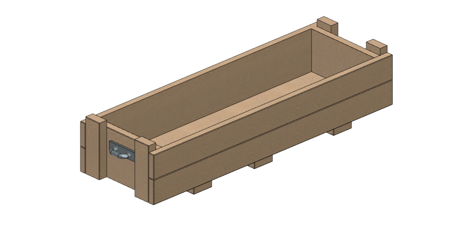 Rocket Crate 1/10 3D Print 222800 Rocket Crate 1/10 3D Print 222800