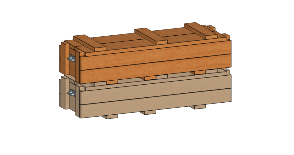 Rocket Crate 1/10 3D Print 222803 Rocket Crate 1/10 3D Print 222803