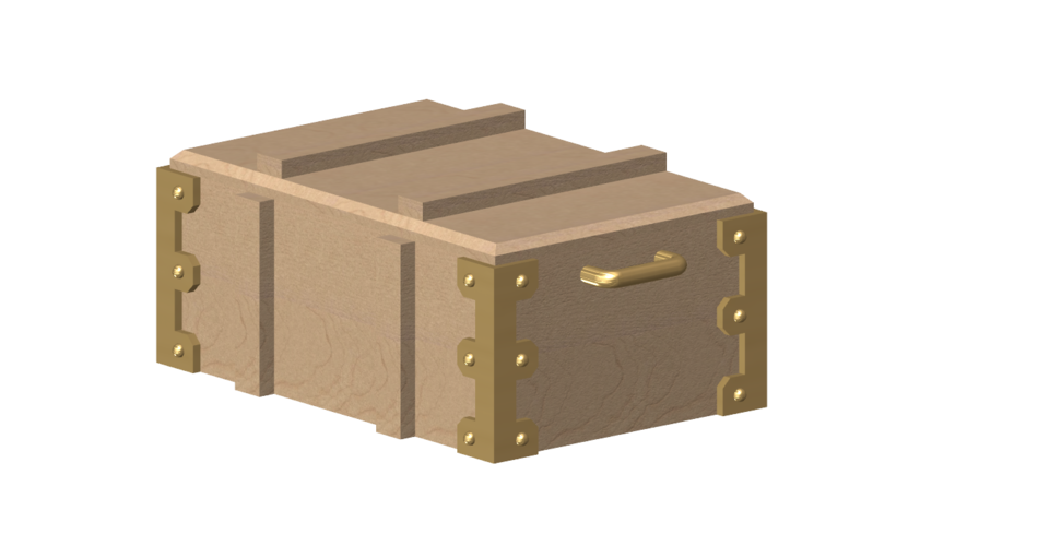 wooden box 1/10 3D Print 222805 wooden box 1/10 3D Print 222805