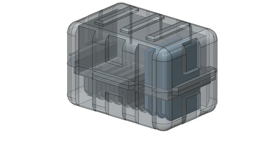 Ammo crate 1/10 ( sd card box) 3D Print 222809 Ammo crate 1/10 ( sd card box) 3D Print 222809