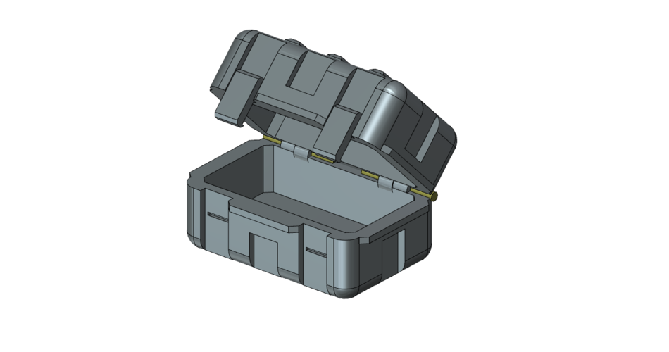 Ammo crate 1/10 3D Print 222811 Ammo crate 1/10 3D Print 222811