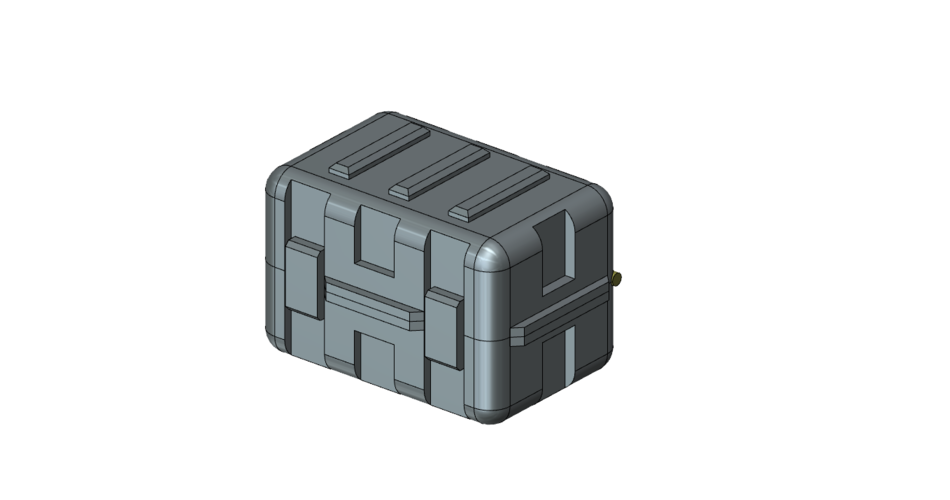 Ammo crate 1/10 3D Print 222812 Ammo crate 1/10 3D Print 222812