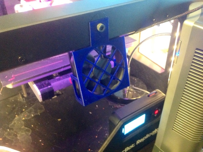 Fan mounts for Flashforge, CTC & Makerbots 3D Print 22288