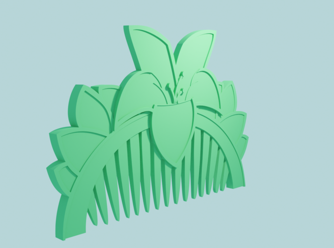 Movie Accurate Mulan's Comb 3D Print 223172 Movie Accurate Mulan's Comb 3D Print 223172