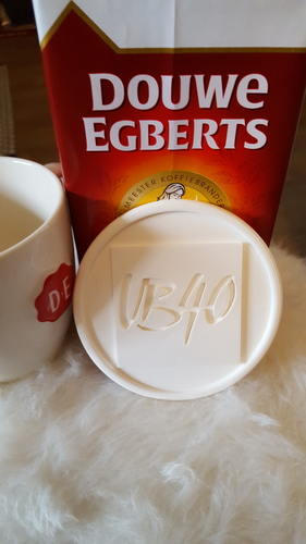 UB40 Coaster 3D Print 223288 UB40 Coaster 3D Print 223288