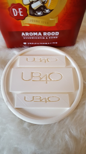 UB40 Coaster v2 3D Print 223293 UB40 Coaster v2 3D Print 223293