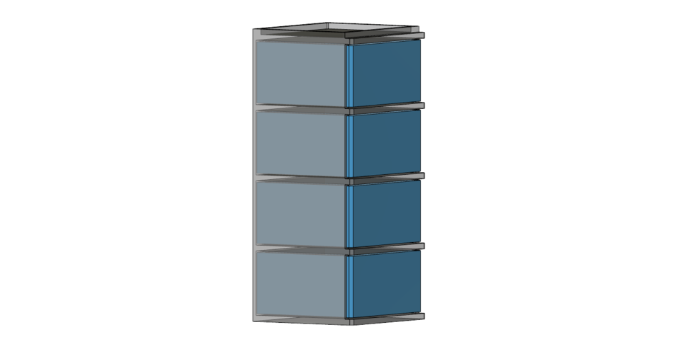 cabinet 1/10 (screw storage) 3D Print 223312 cabinet 1/10 (screw storage) 3D Print 223312