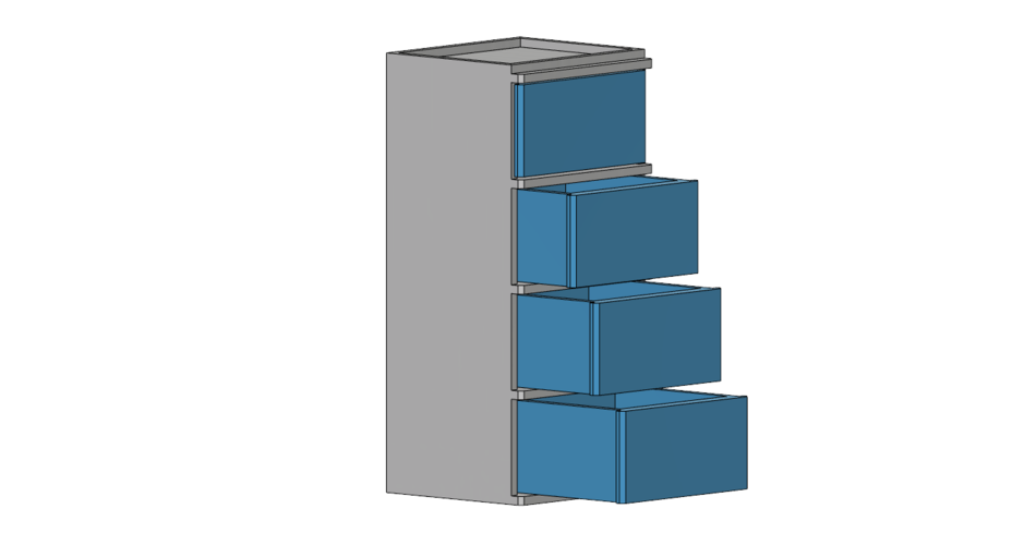 cabinet 1/10 (screw storage) 3D Print 223313 cabinet 1/10 (screw storage) 3D Print 223313