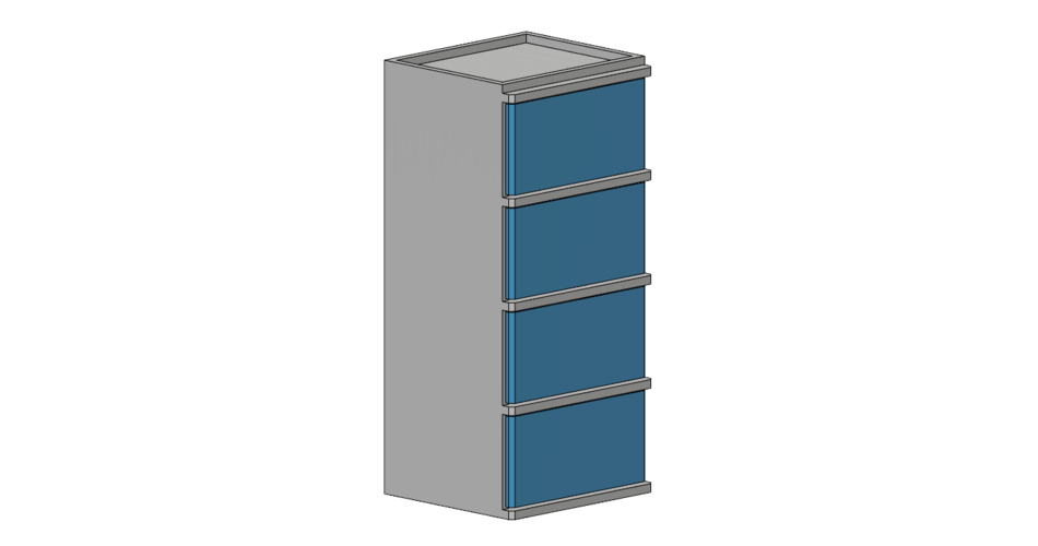 cabinet 1/10 (screw storage) 3D Print 223314 cabinet 1/10 (screw storage) 3D Print 223314