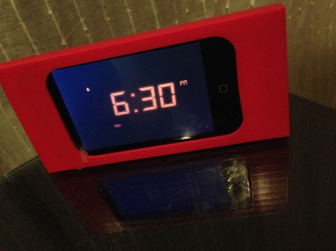 iPhone3 bedside alarm clock 3D Print 22334