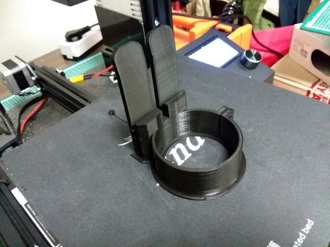 hpa 60mm tank molle holder. 3D Print 223427 hpa 60mm tank molle holder. 3D Print 223427